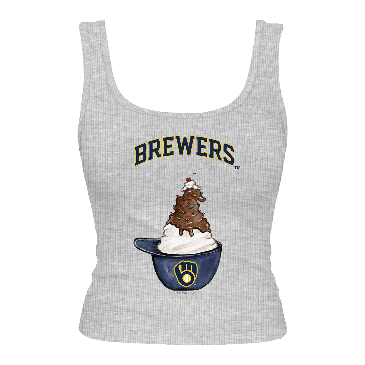 Milwaukee Brewers Sundae Helmet Emmy Tank