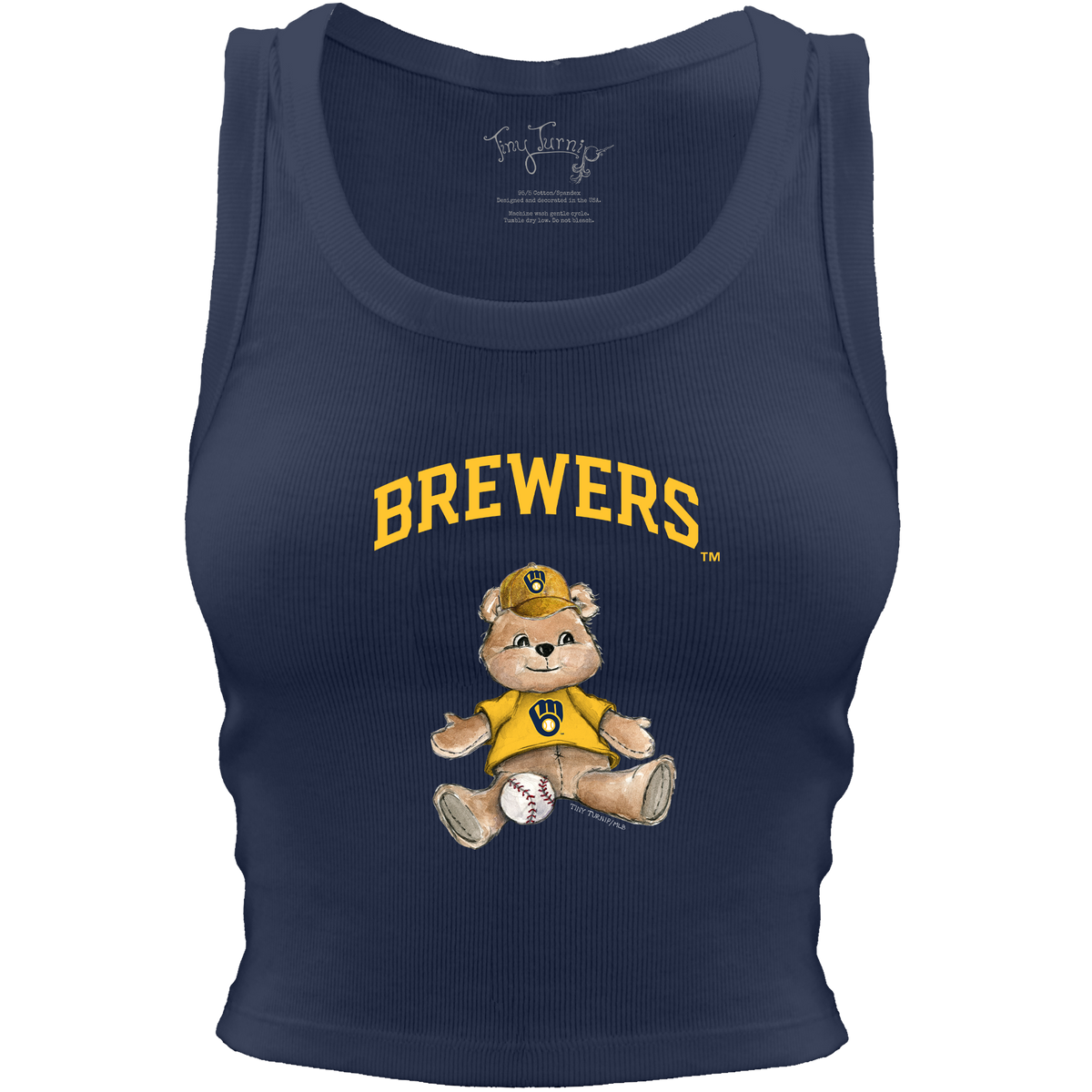 Milwaukee Brewers Teddy Crop Tank