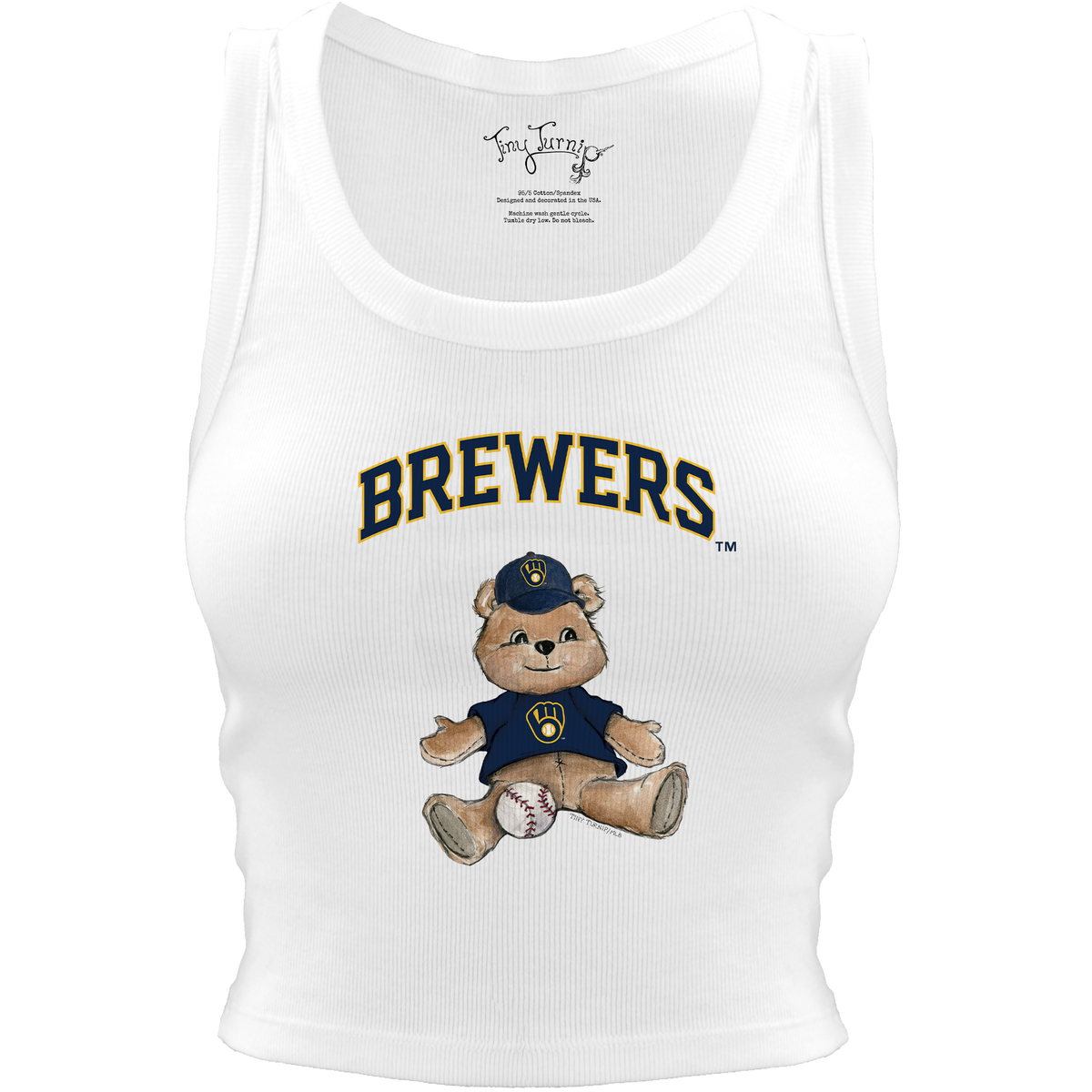 Milwaukee Brewers Teddy Crop Tank