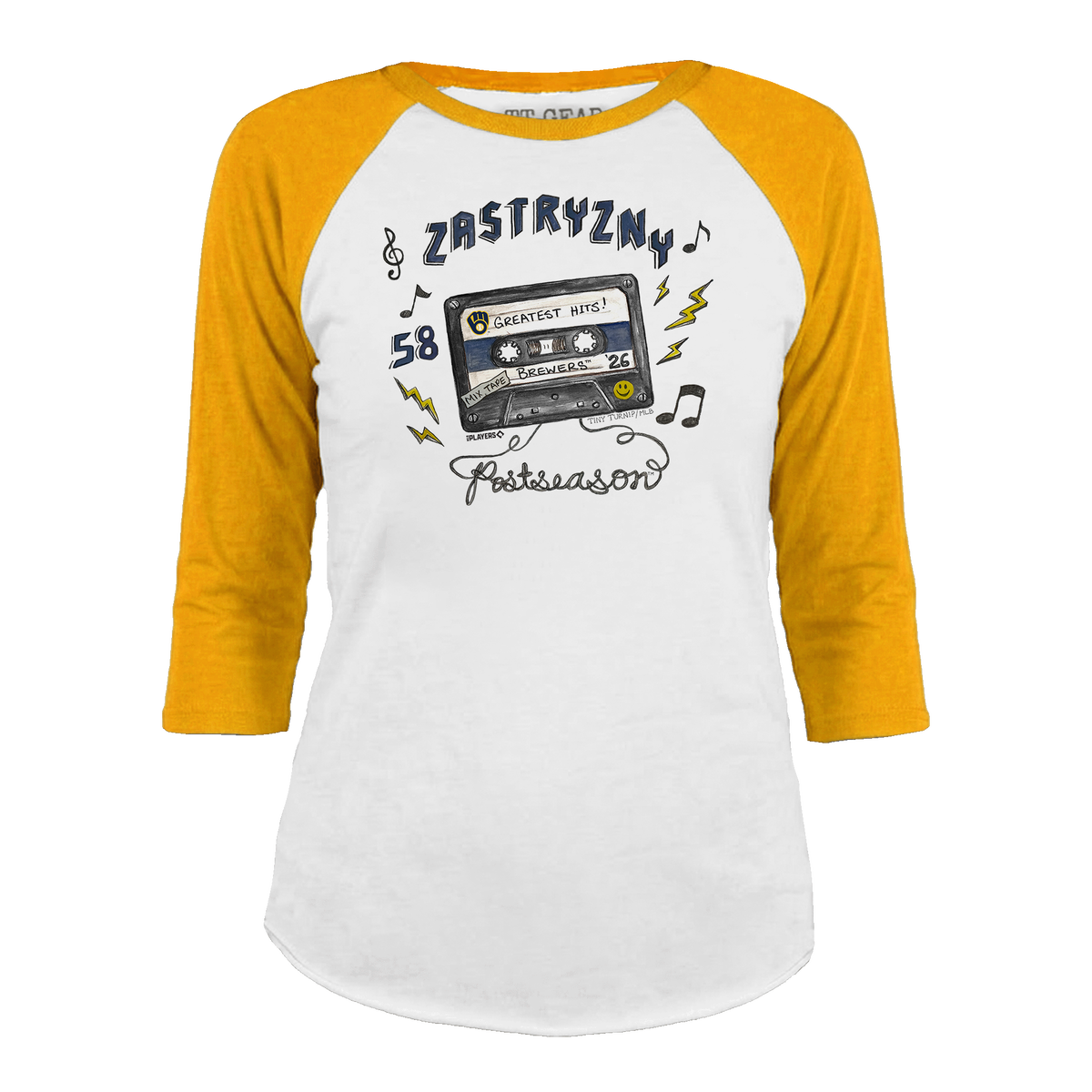 VIP Milwaukee Brewers Postseason '26 Unisex 3/4 Sleeve Raglan