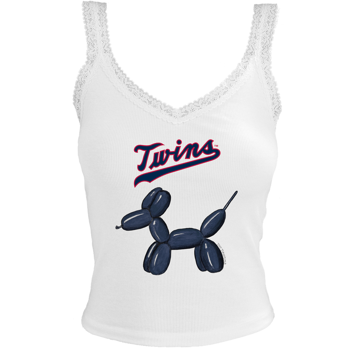 Minnesota Twins Balloon Dog Lace Tank