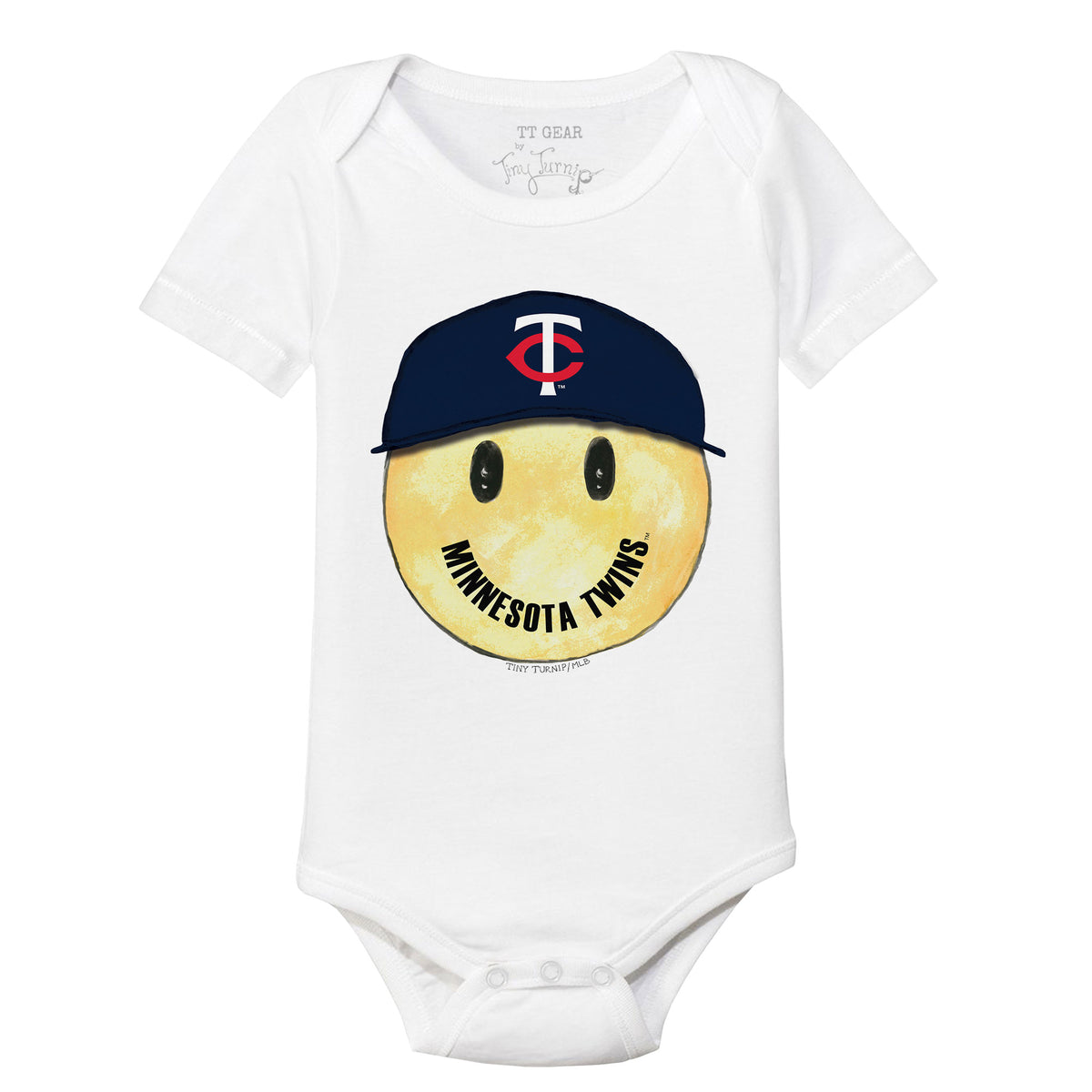 Minnesota Twins Smiley Short Sleeve Snapper