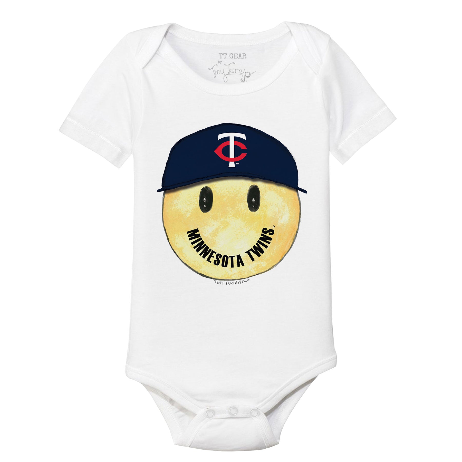 Minnesota Twins Smiley Short Sleeve Snapper