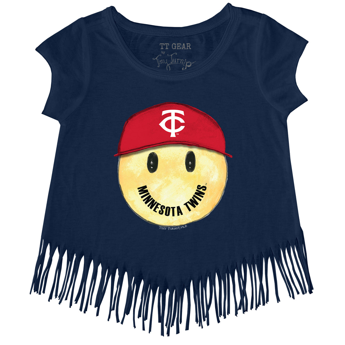 Minnesota Twins Smiley Fringe Tee
