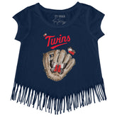 Minnesota Twins Butterfly Glove Fringe Tee