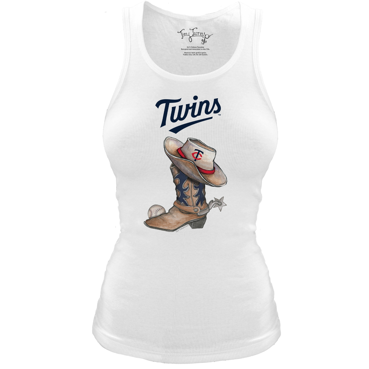 Minnesota Twins Cowboy Boot Classic Tank - Tiny Turnip