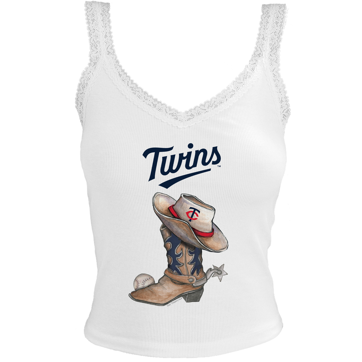 Minnesota Twins Cowboy Boot Lace Tank