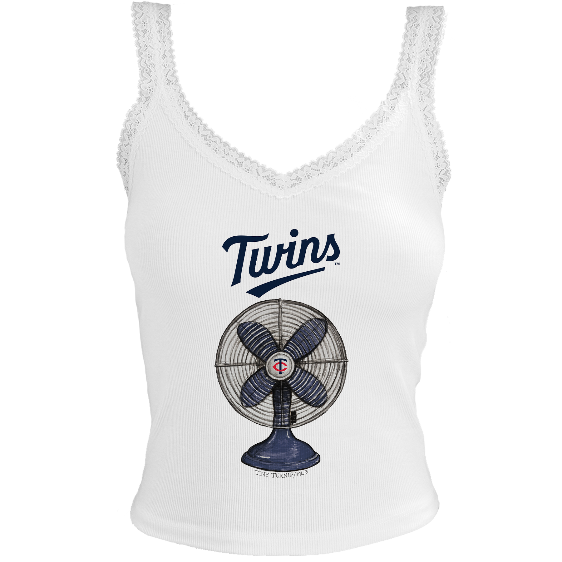 Minnesota Twins Fan Lace Tank