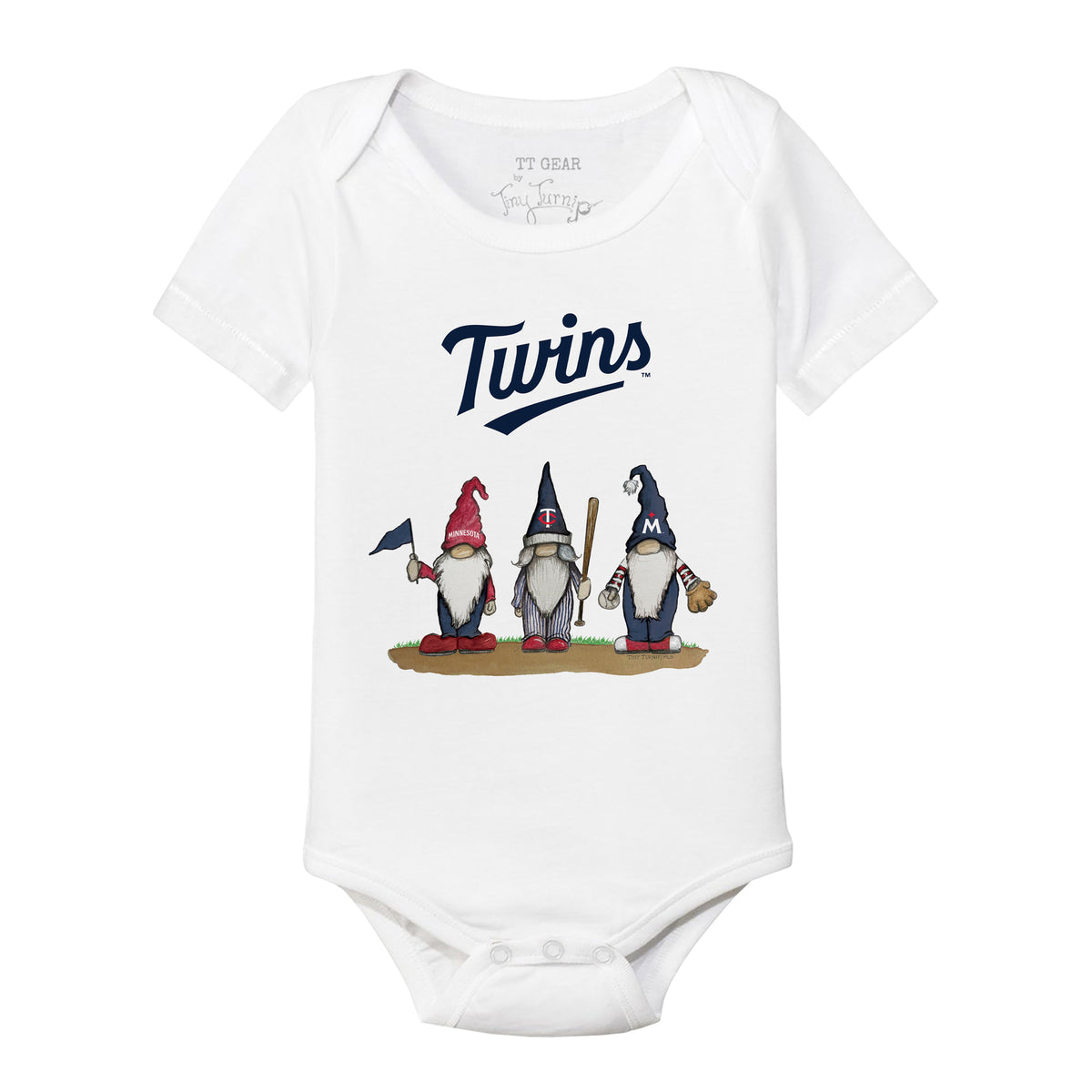 Minnesota Twins Gnomes Short Sleeve Snapper