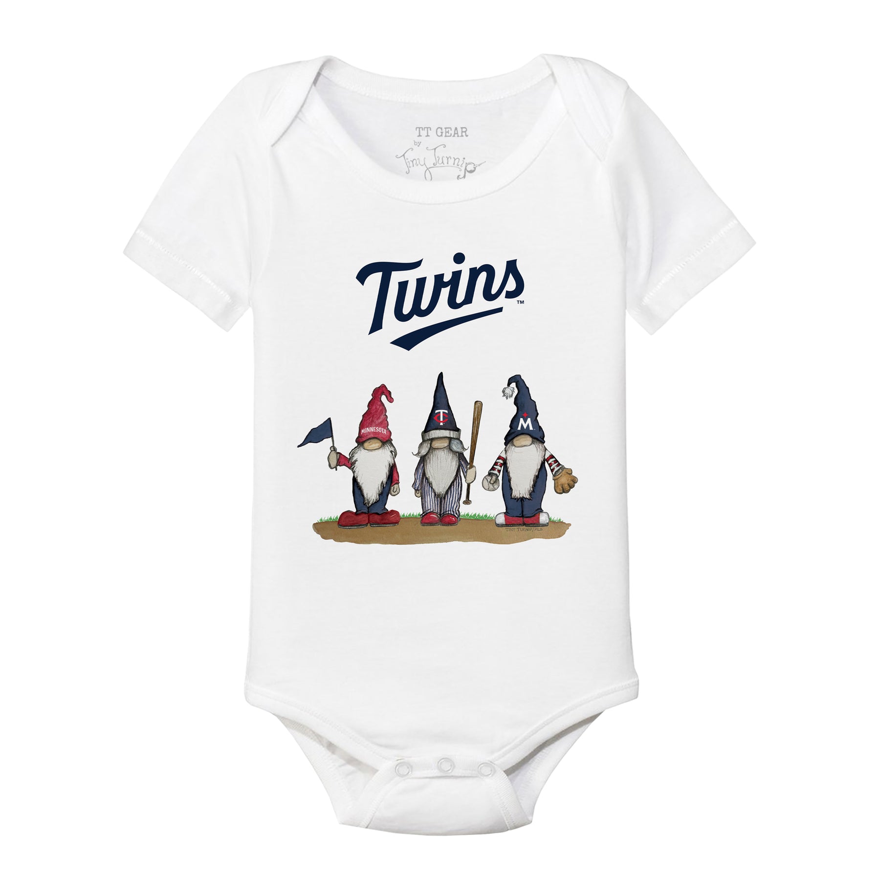 Minnesota Twins Gnomes Short Sleeve Snapper