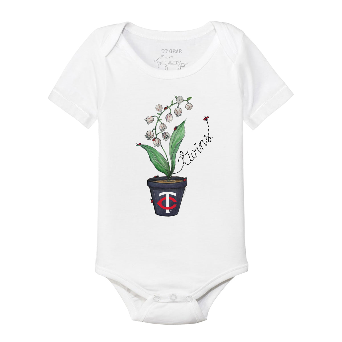 Minnesota Twins Ladybug Short Sleeve Snapper