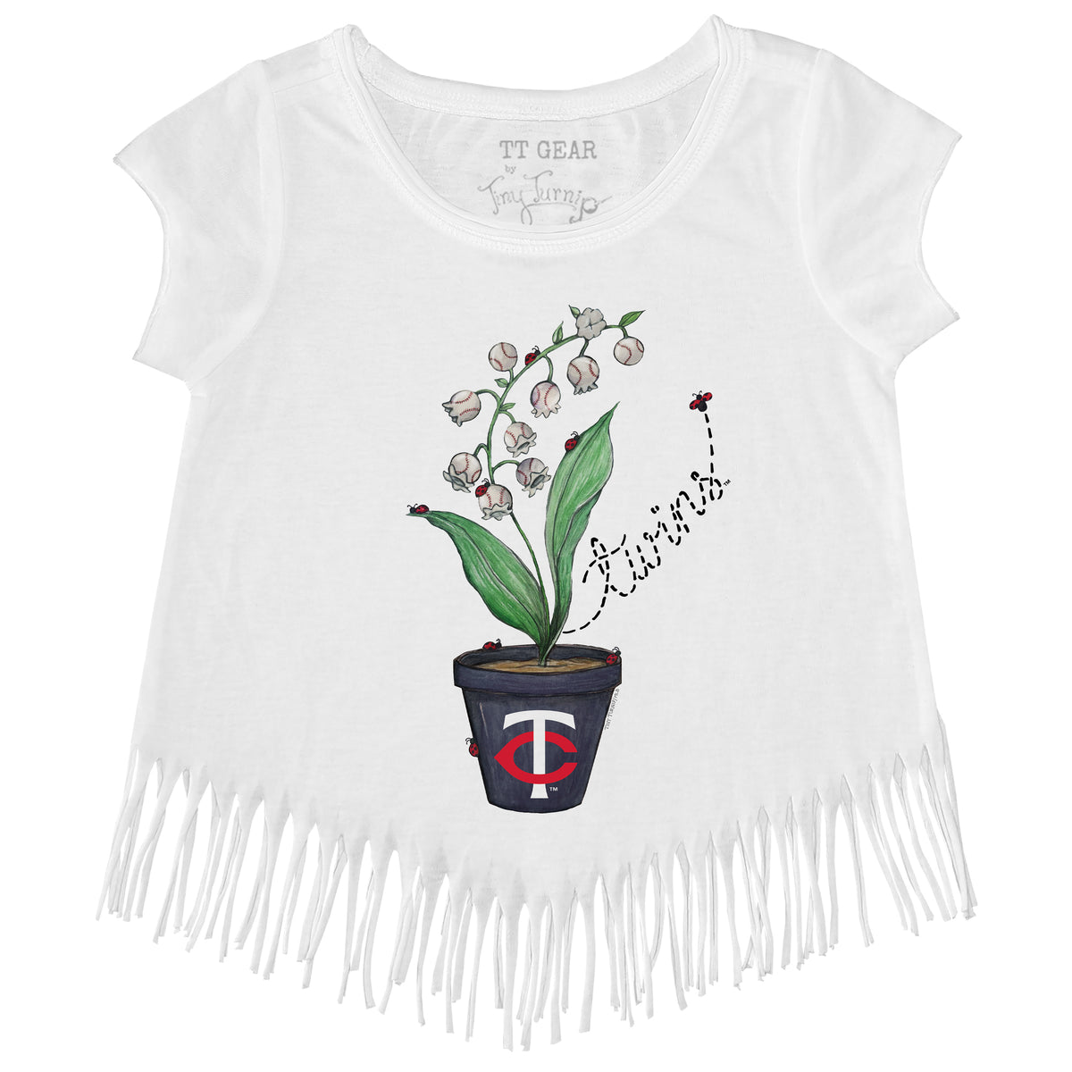 Minnesota Twins Ladybug Fringe Tee