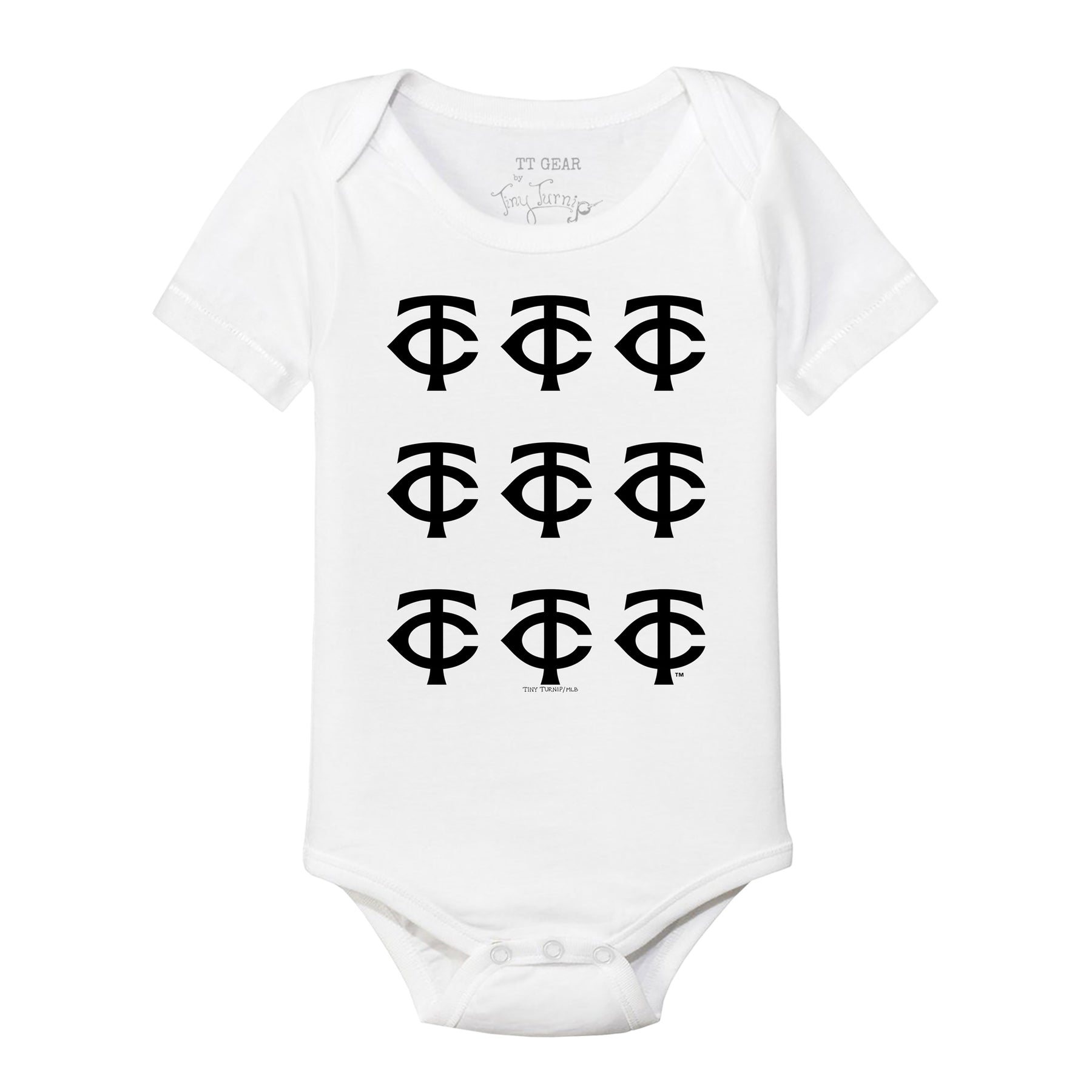 Minnesota Twins Logo Grid Short Sleeve Snapper