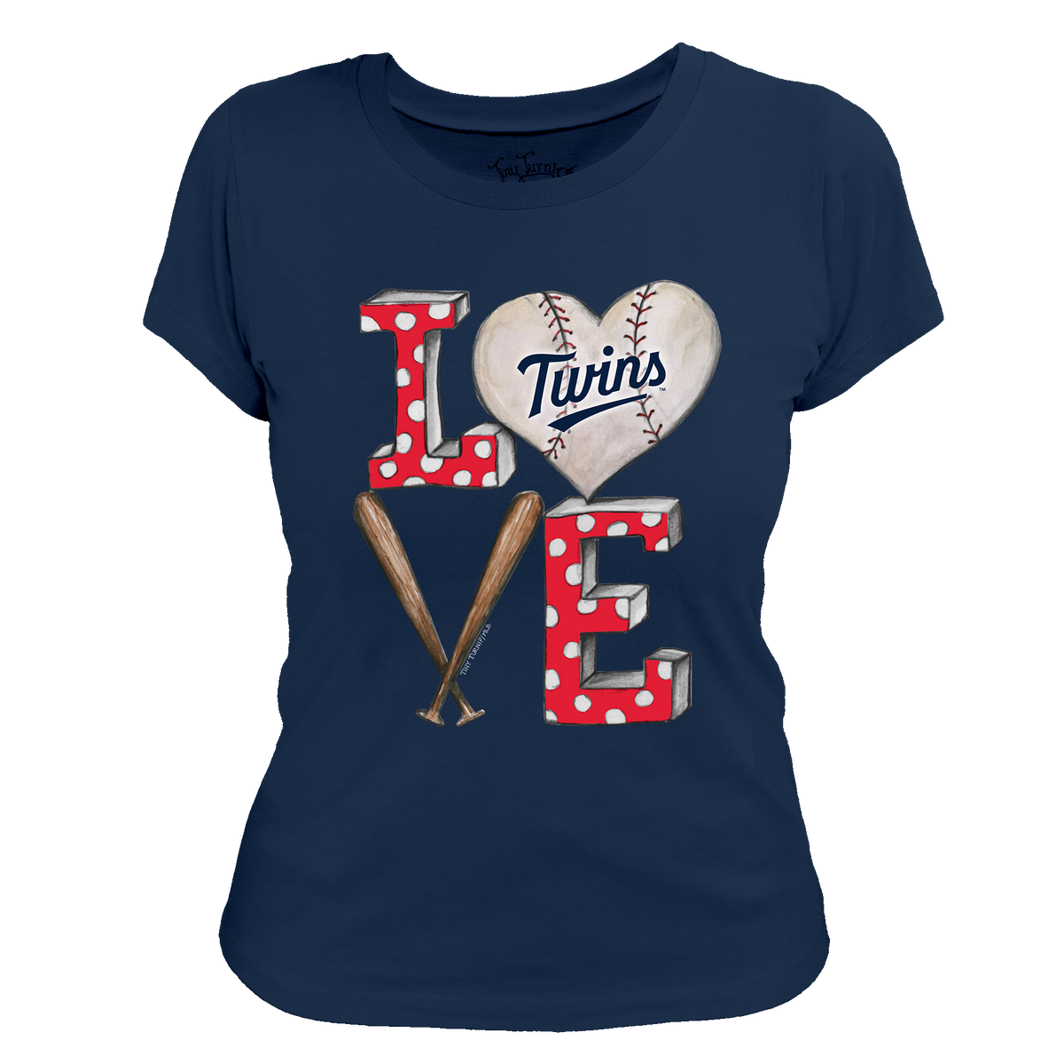 Minnesota Twins Baseball LOVE Tee Shirt