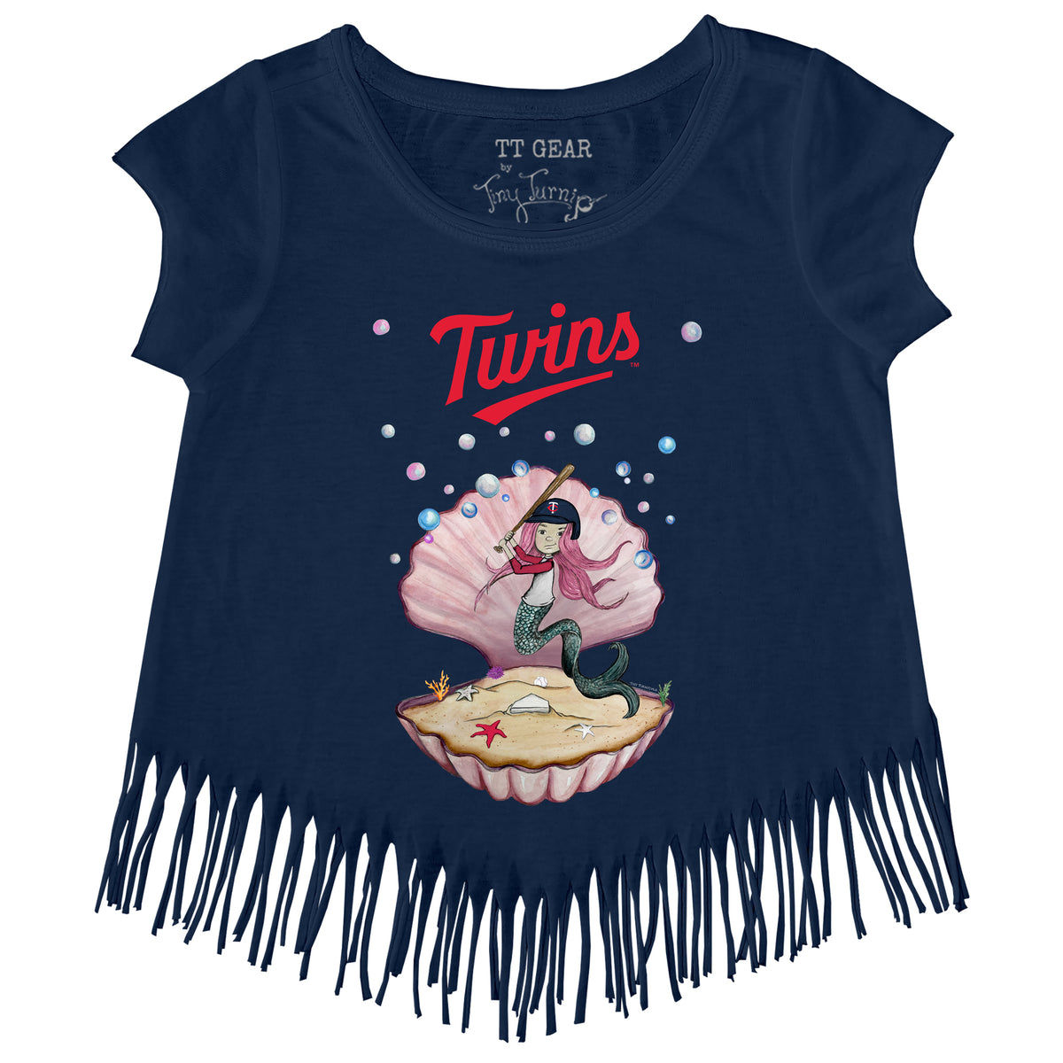 Minnesota Twins Mermaid Fringe Tee