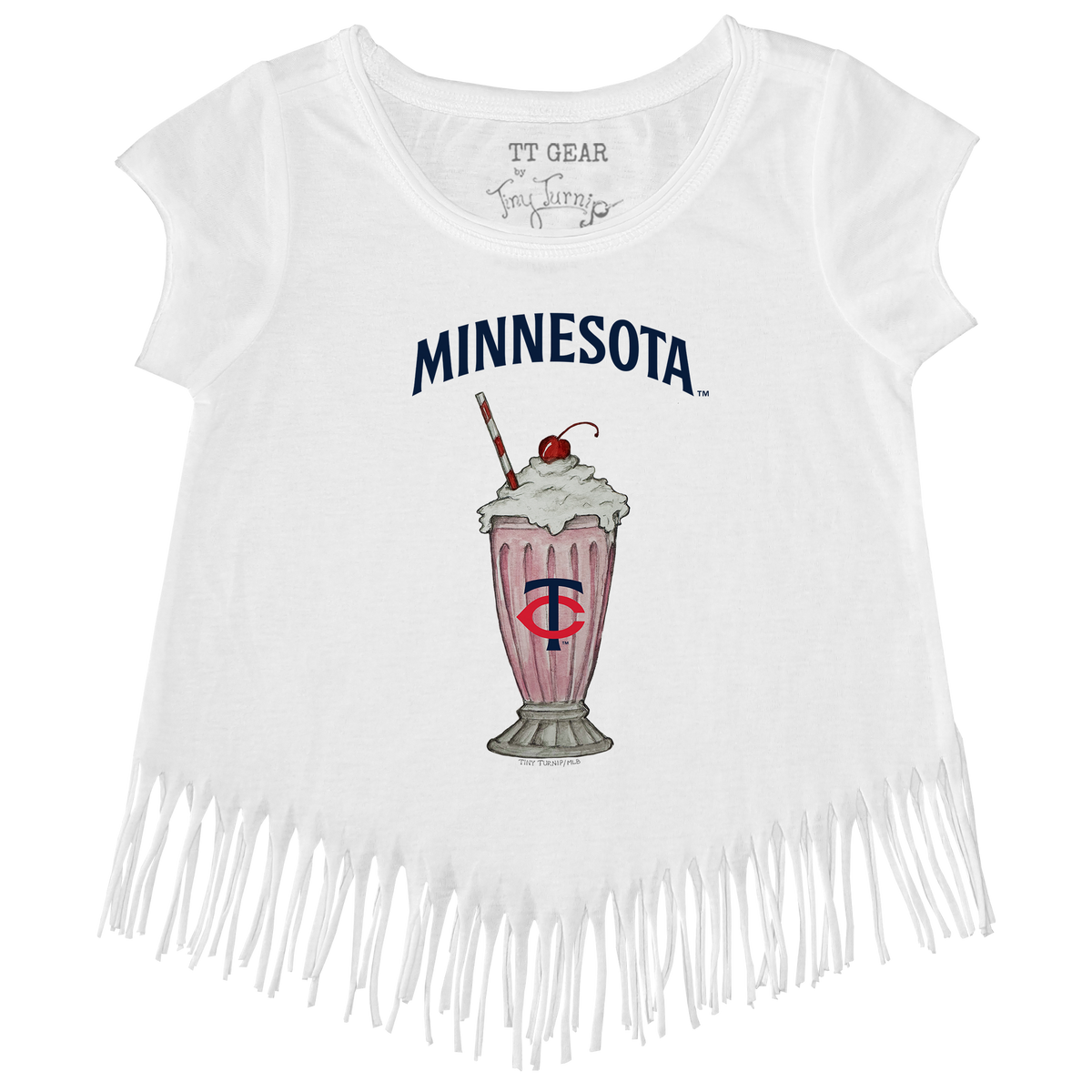 Minnesota Twins Milkshake Fringe Tee