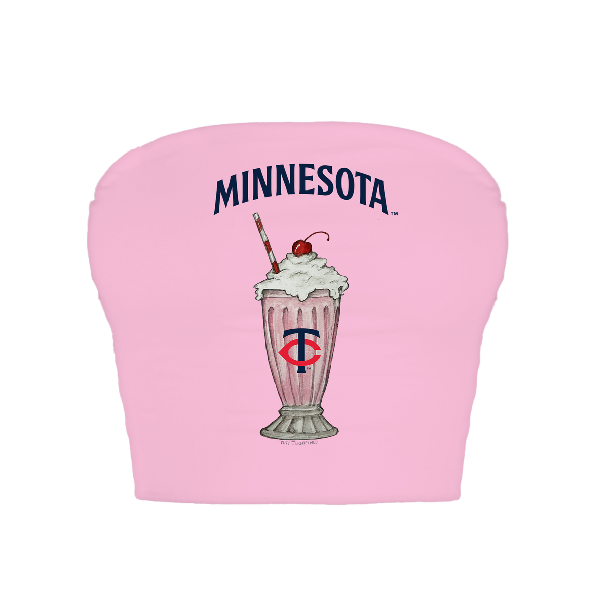 Minnesota Twins Milkshake Crop Tube Top