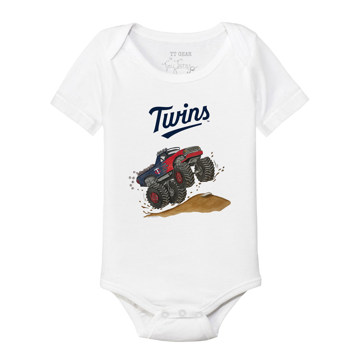 Minnesota Twins Monster Truck Short Sleeve Snapper