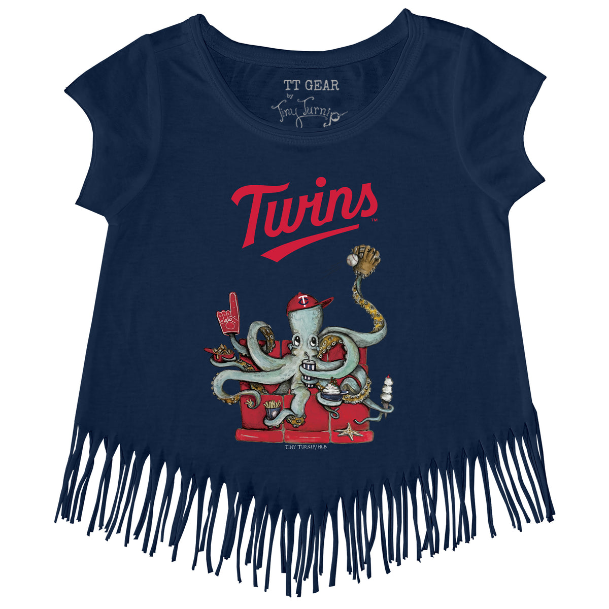 Minnesota Twins Octopus Fringe Tee