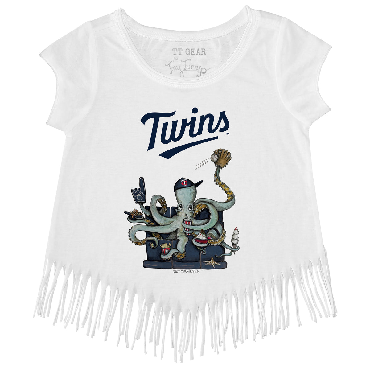 Minnesota Twins Octopus Fringe Tee