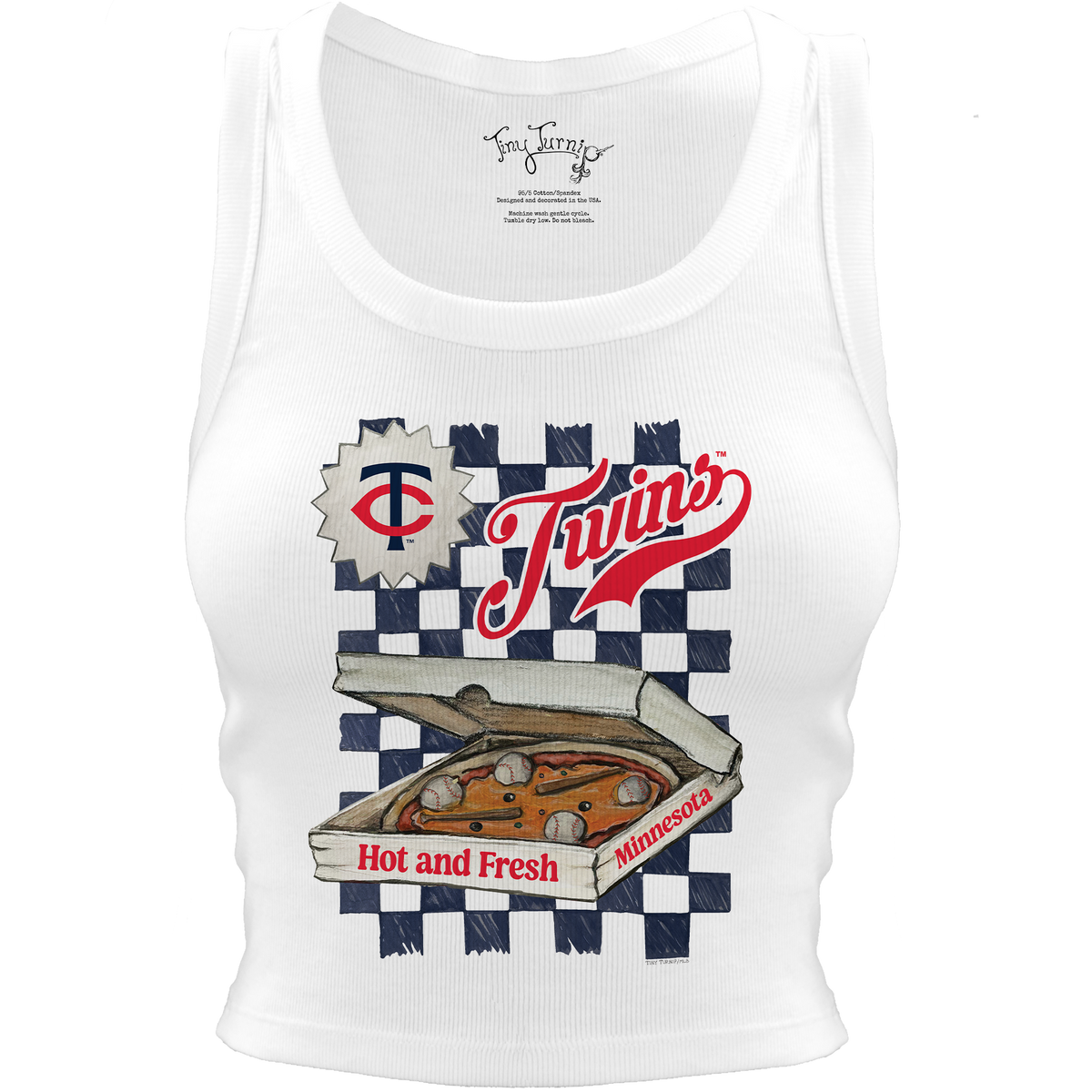 Minnesota Twins Pizza Crop Tank