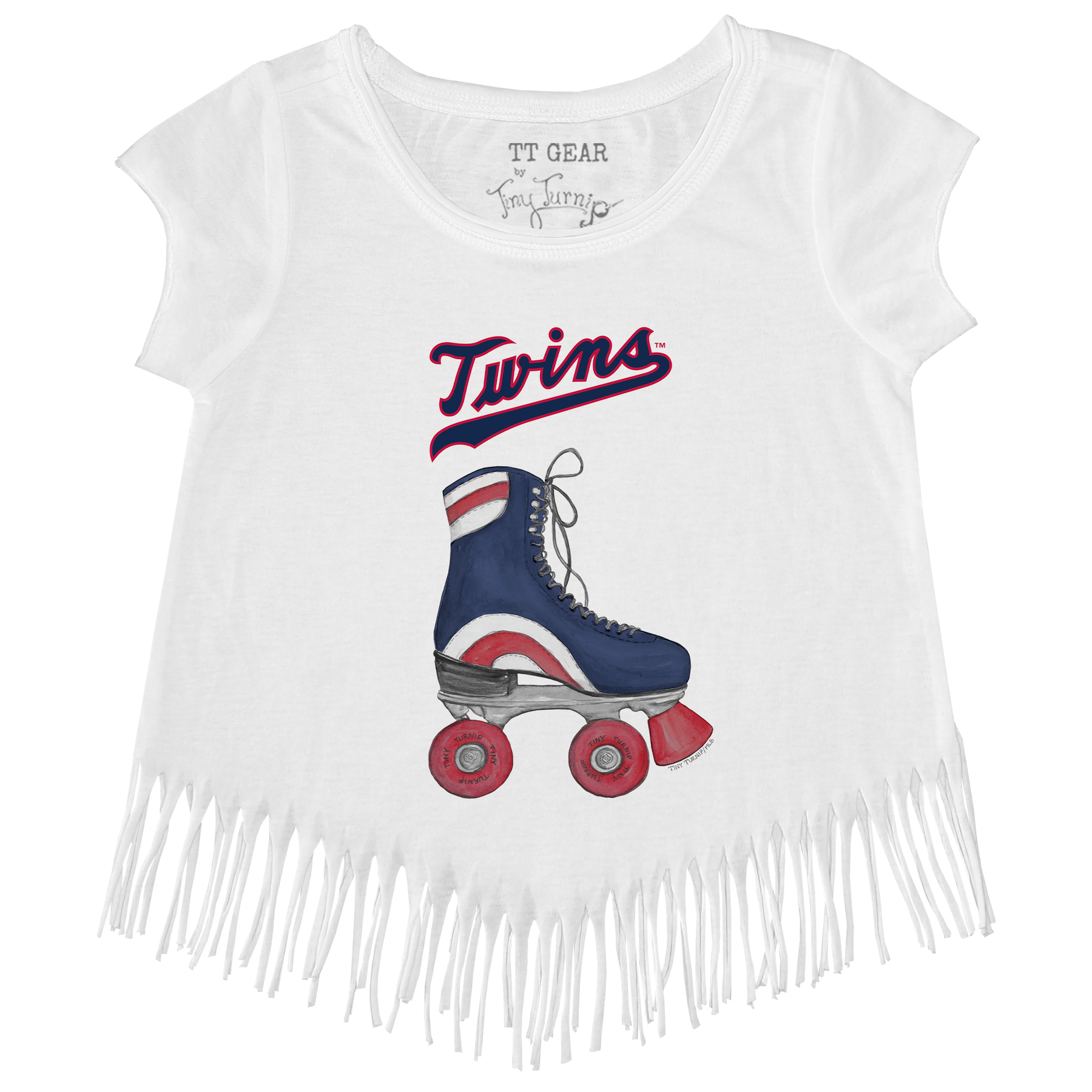 Minnesota Twins Retro Skate Fringe Tee