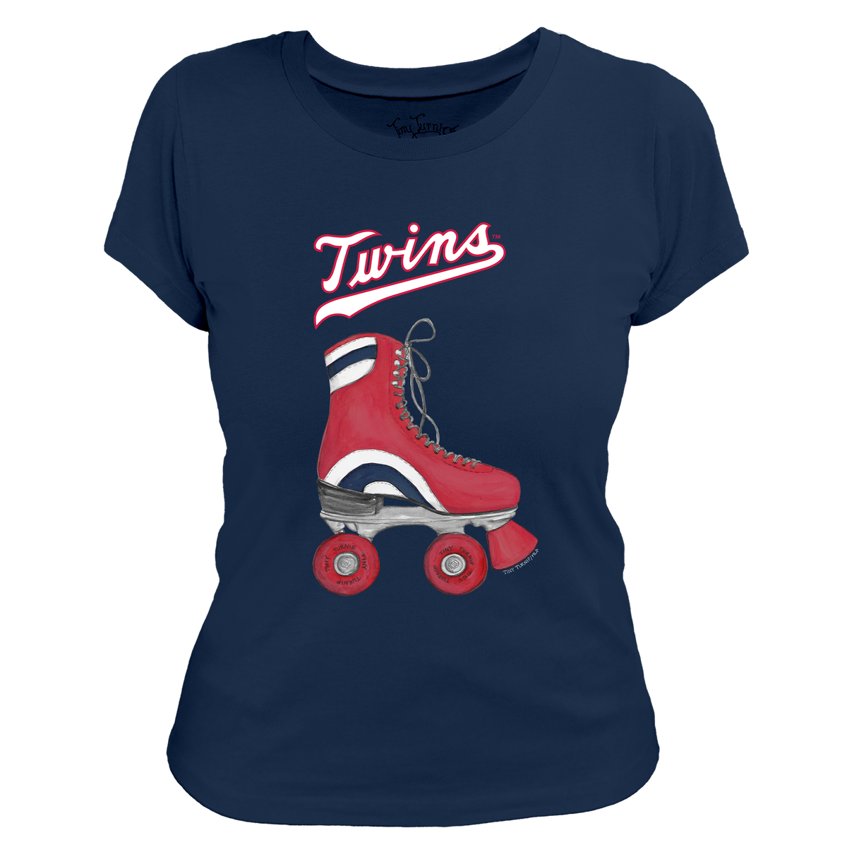 Minnesota Twins Retro Skate Women's Tee Shirt
