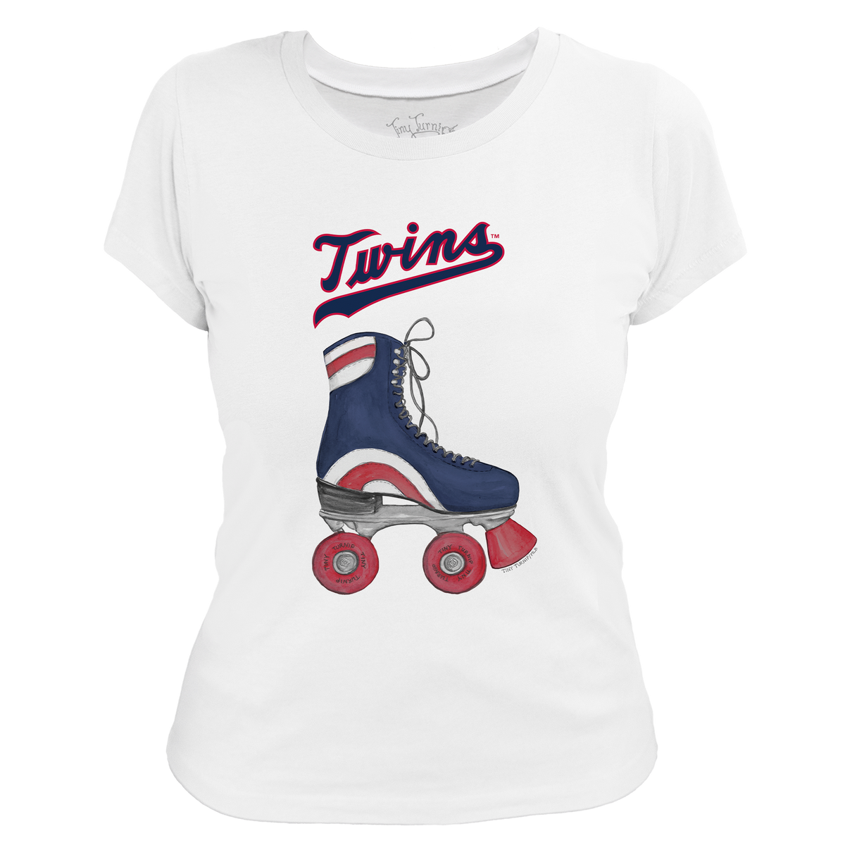 Minnesota Twins Retro Skate Women's Tee Shirt