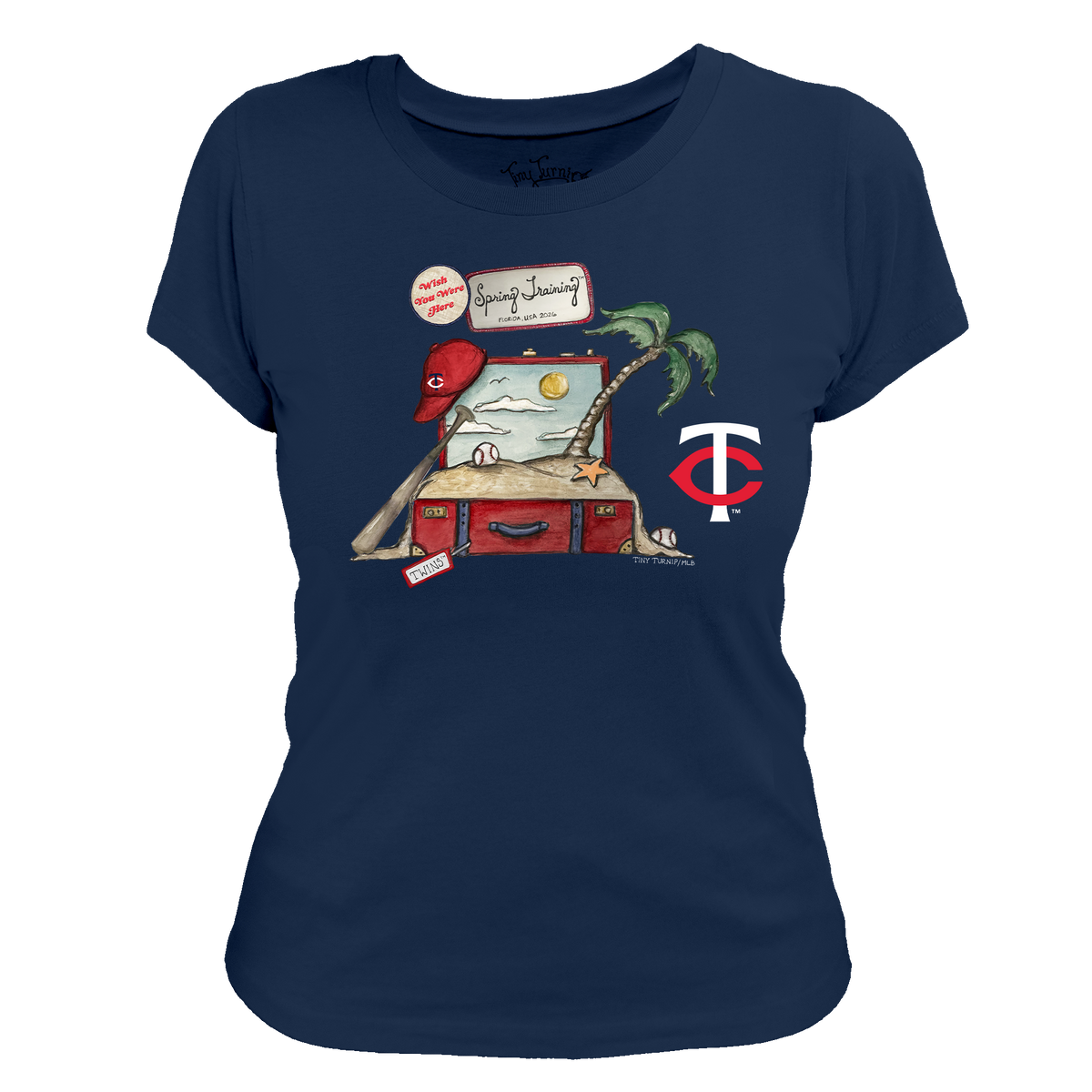 Minnesota Twins Spring Training 2026 Women's Tee Shirt - Tiny Turnip