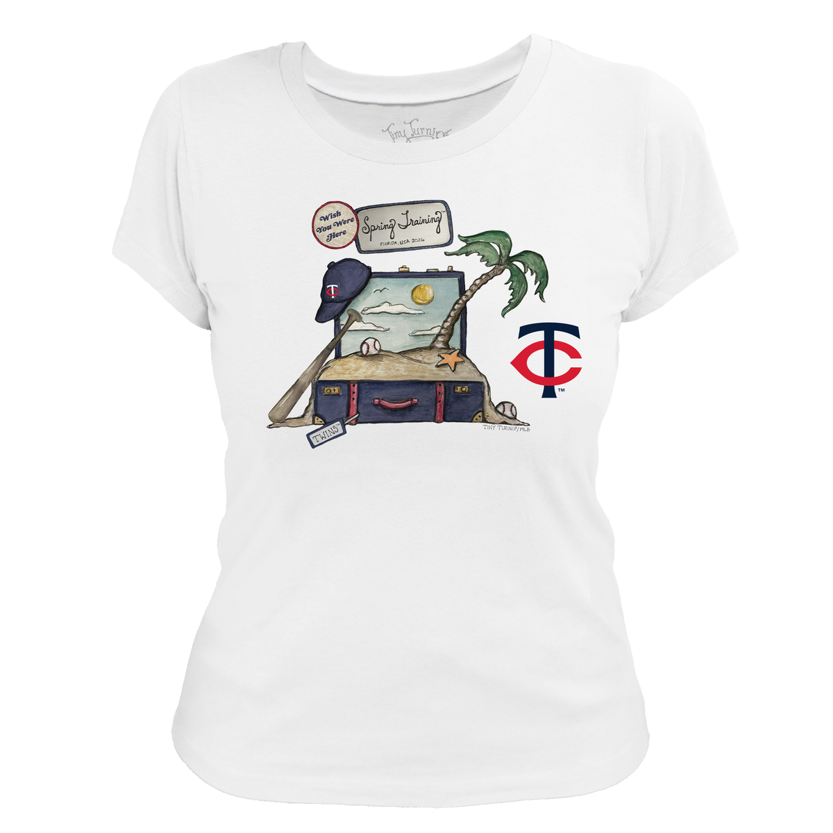 Minnesota Twins Spring Training 2026 Women's Tee Shirt - Tiny Turnip