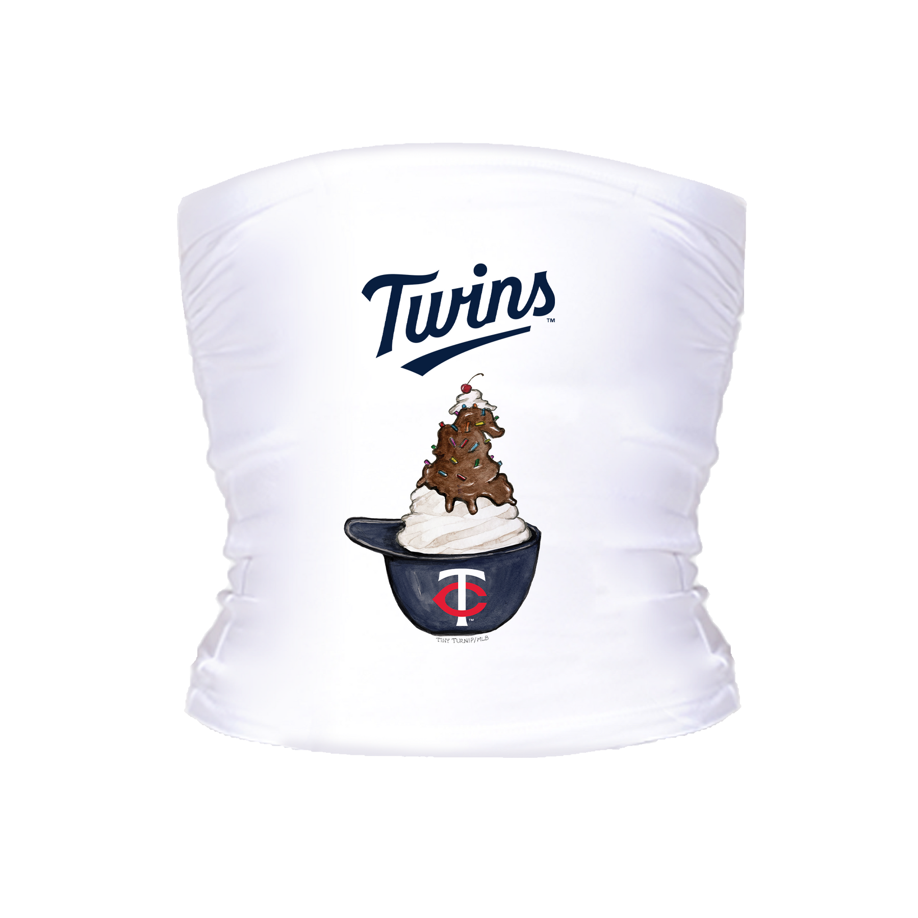 Minnesota Twins Sundae Helmet Crop Tube Top