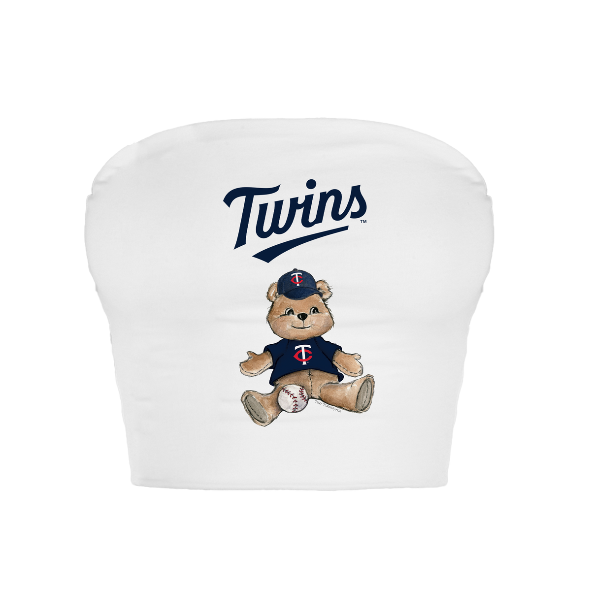 Minnesota Twins Teddy Crop Tube Top
