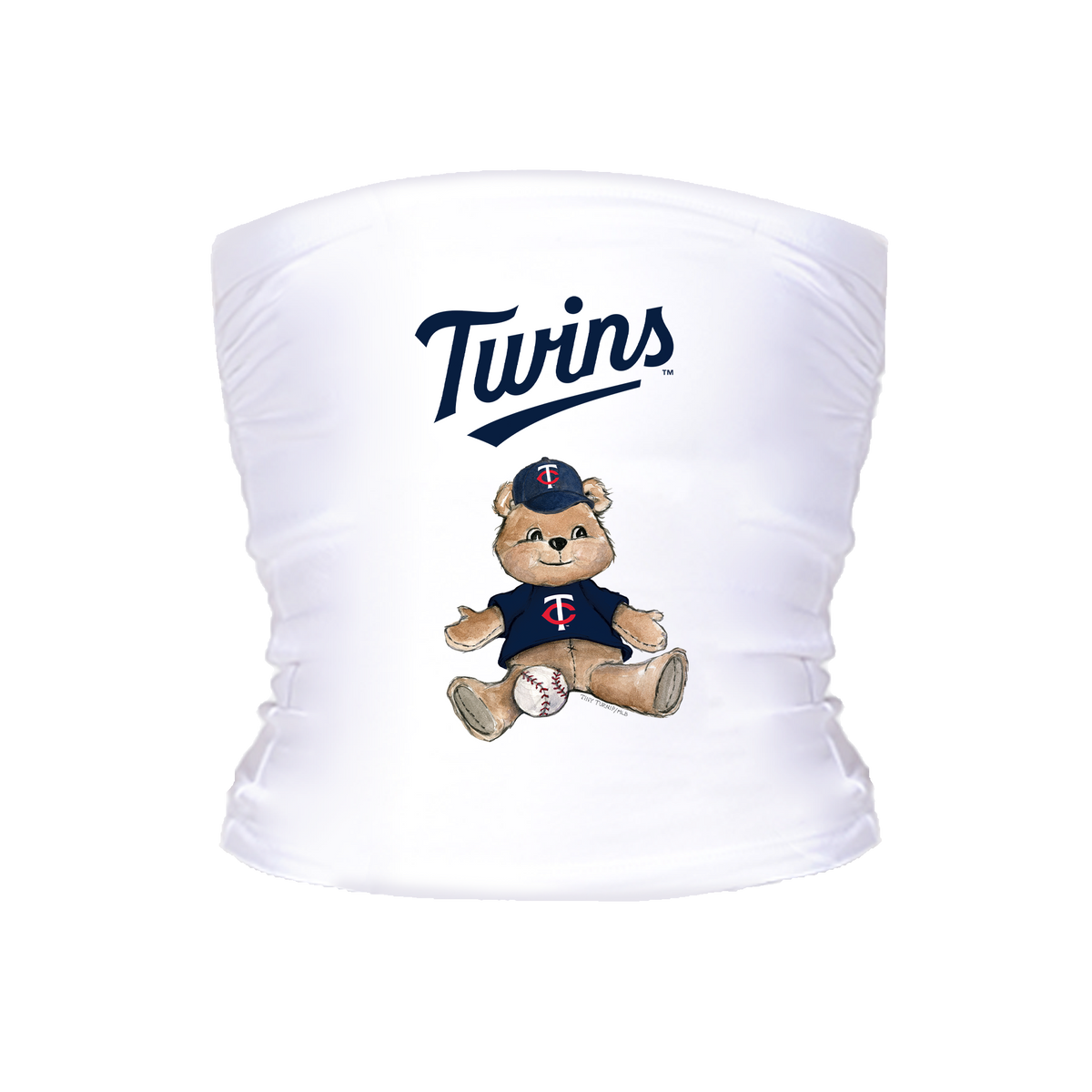 Minnesota Twins Teddy Tube Top - Tiny Turnip