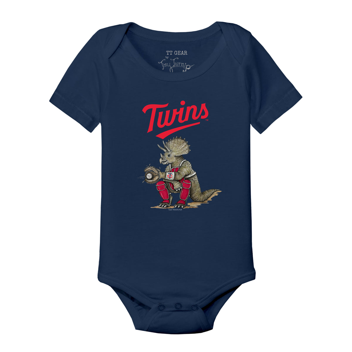 Minnesota Twins Triceratops Short Sleeve Snapper