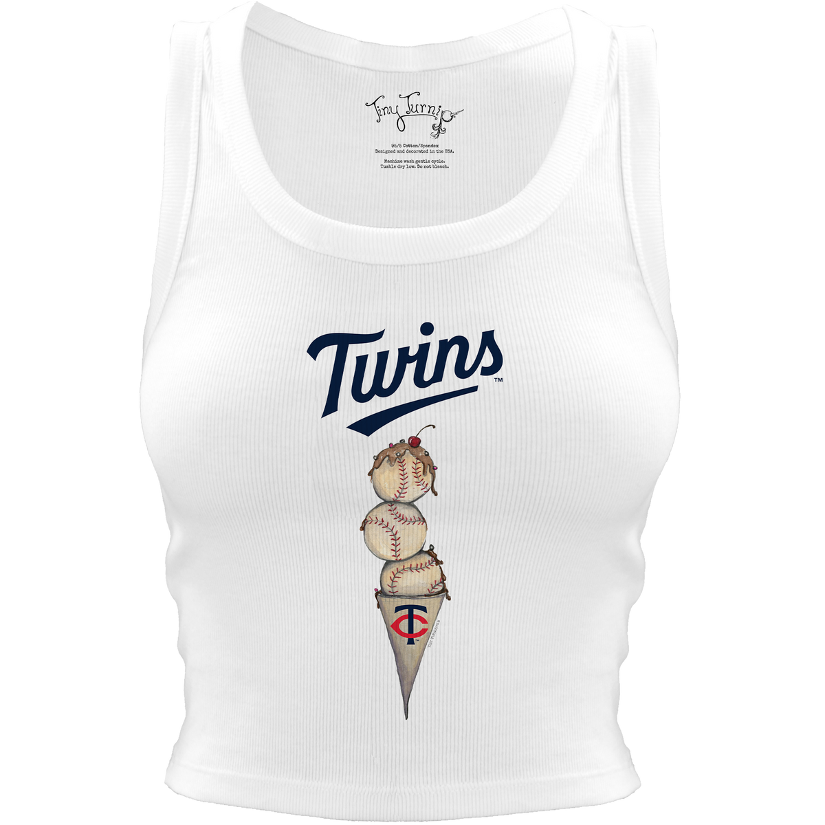 Minnesota Twins Triple Scoop Crop Tank