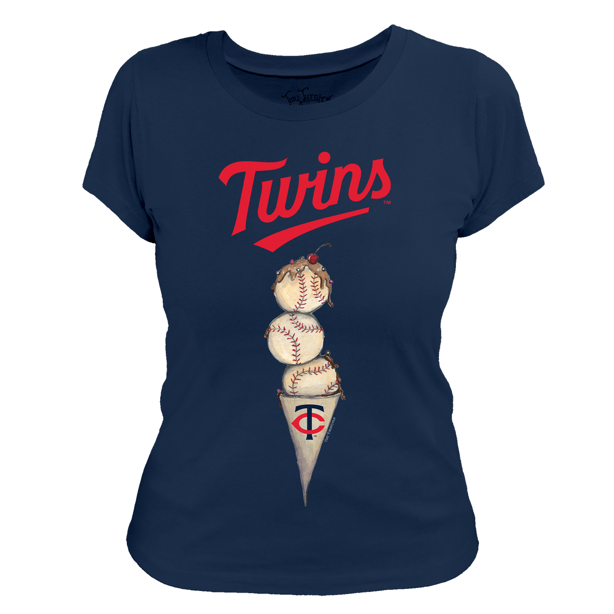 Minnesota Twins Triple Scoop Women's Tee Shirt