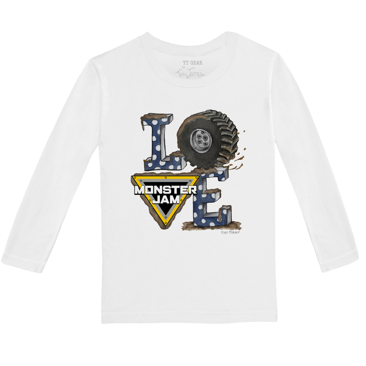 Monster Jam LOVE Long-Sleeve Tee Shirt - Tiny Turnip