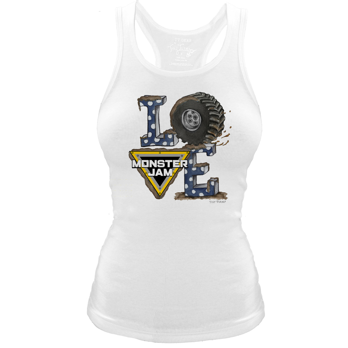 Monster Jam LOVE Racerback Tank - Tiny Turnip