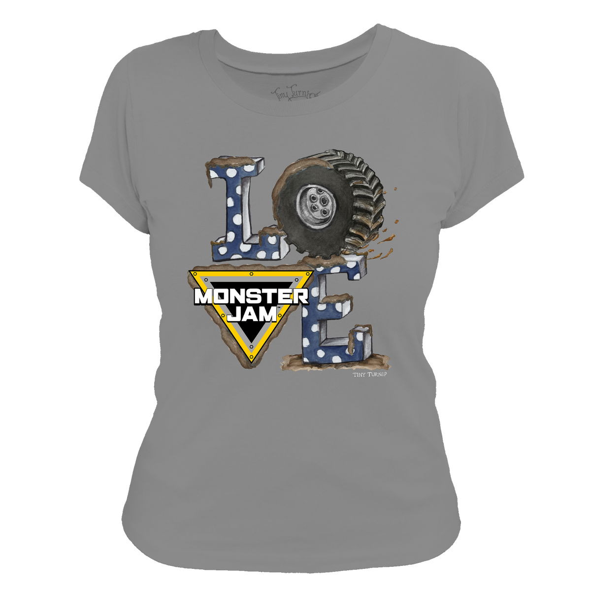Monster Jam LOVE Women's Tee Shirt - Tiny Turnip