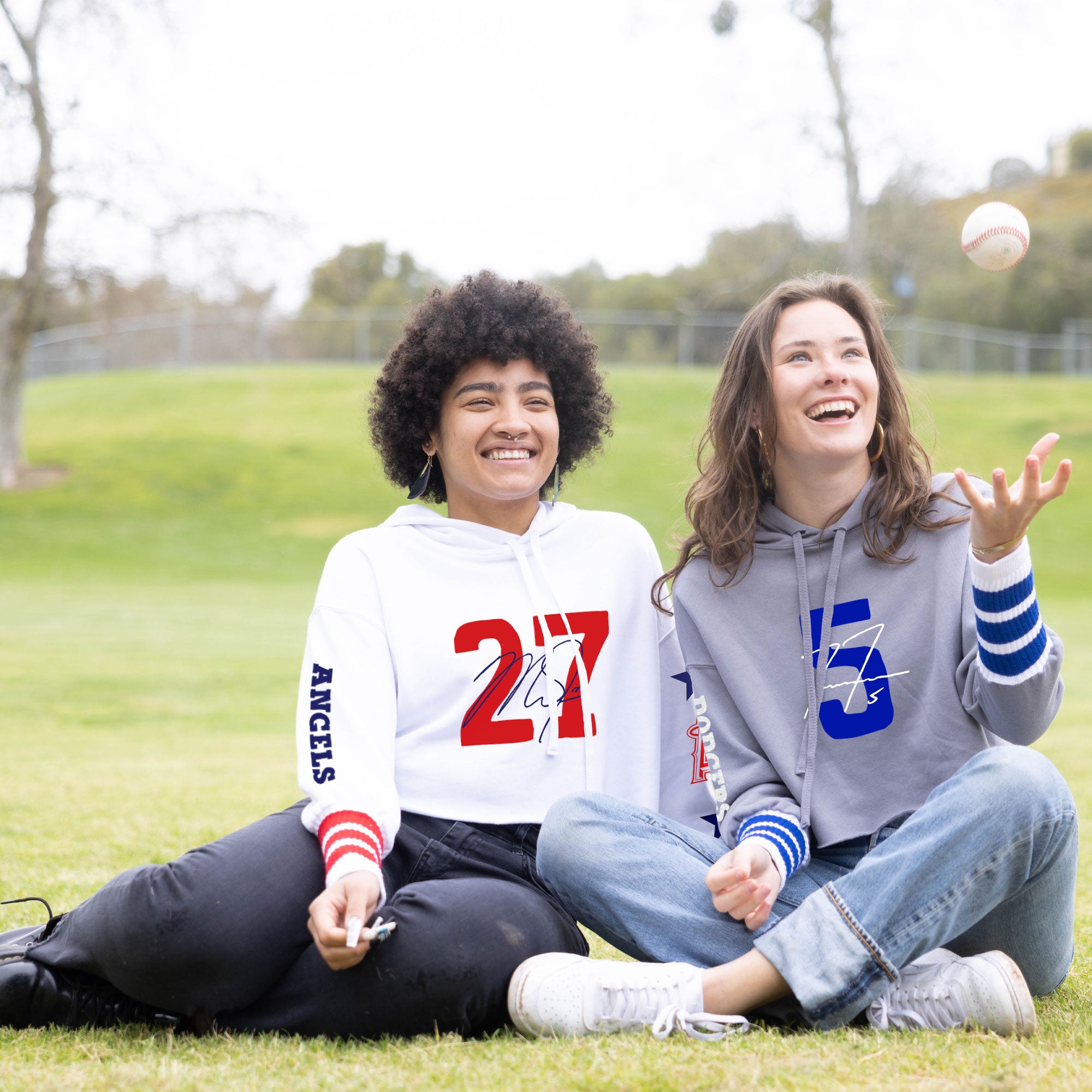 Women's Tiny Turnip Navy Detroit Tigers Base Stripe T-Shirt