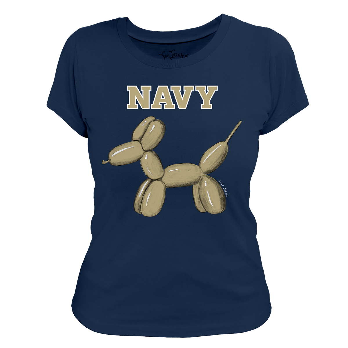 Navy Midshipmen Balloon Dog Women's Tee Shirt