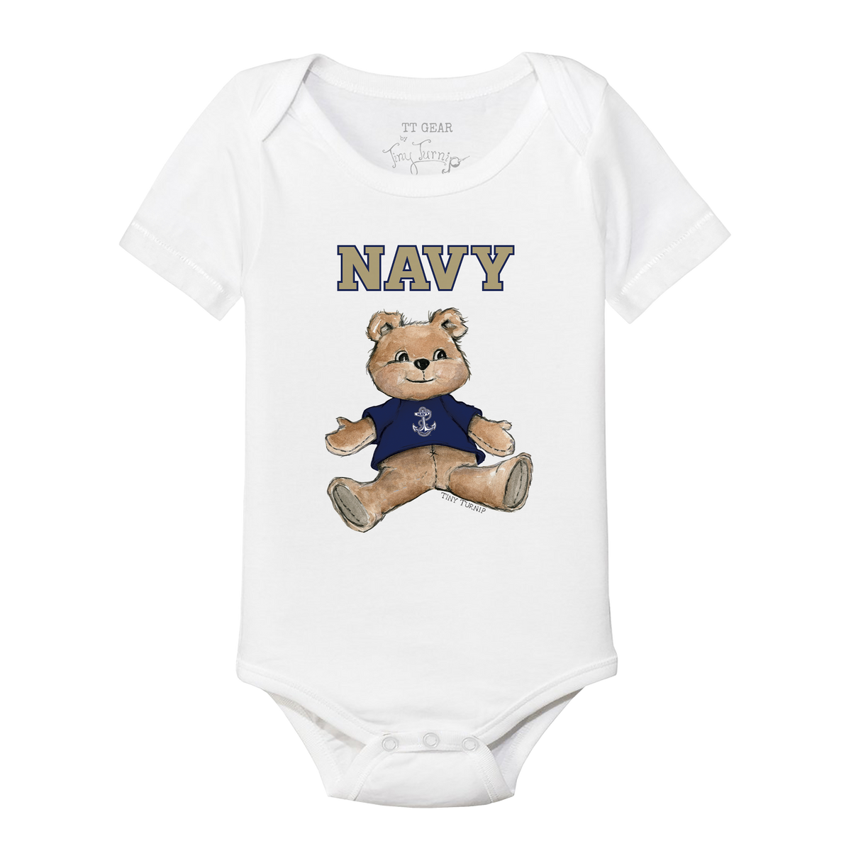 Navy Midshipmen Teddy Short Sleeve Snapper