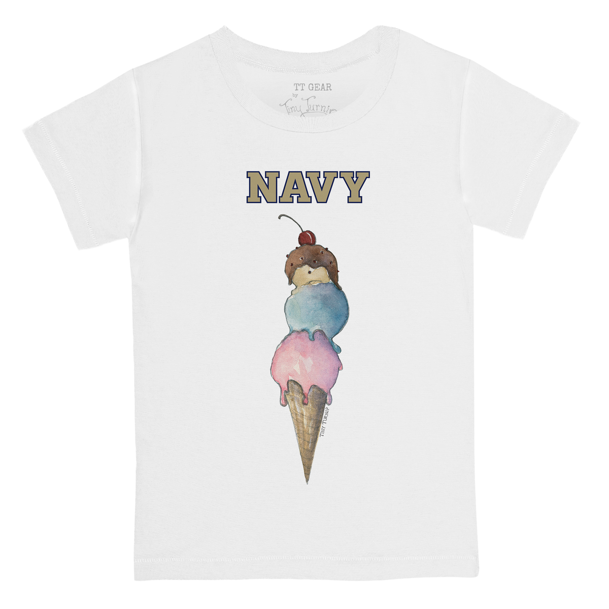 Navy Midshipmen Triple Scoop Kid's Tee Shirt