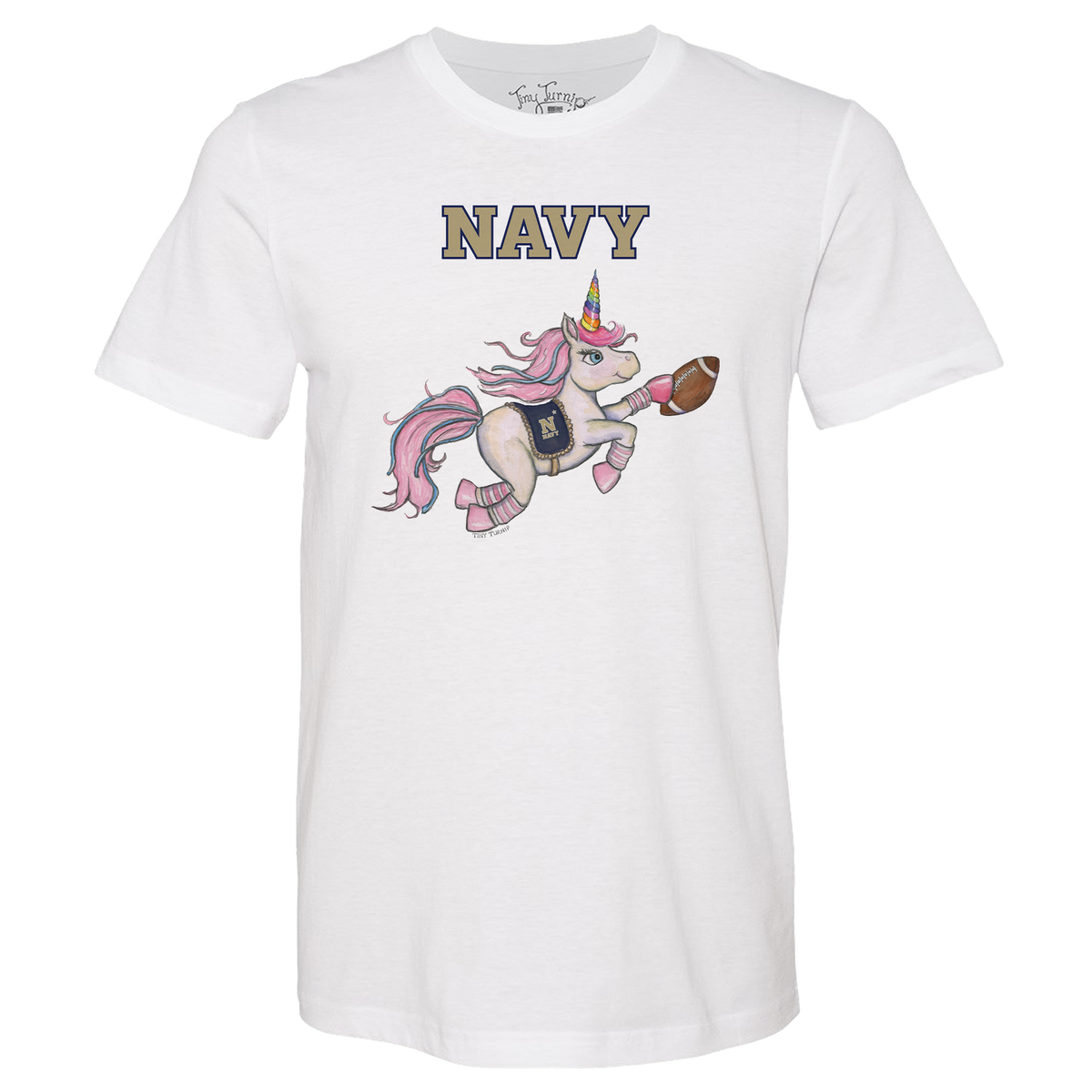 Navy Midshipmen Unicorn Unisex Tee Shirt