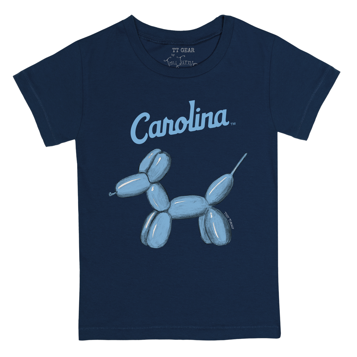 North Carolina Tar Heels Balloon Dog Kid's Tee Shirt