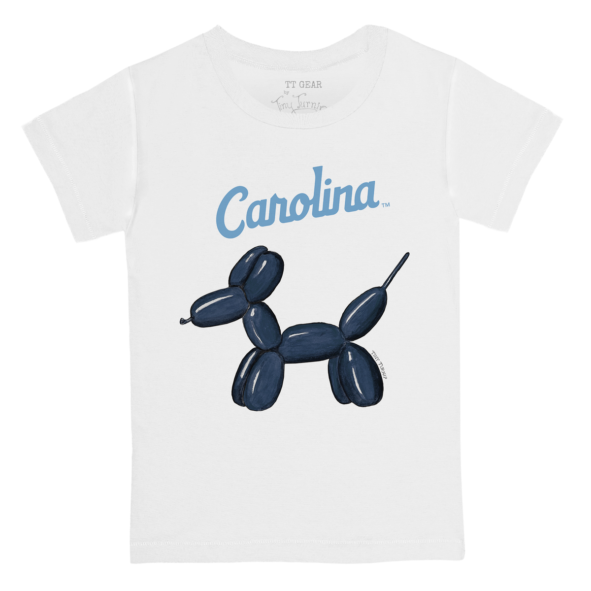 North Carolina Tar Heels Balloon Dog Kid's Tee Shirt