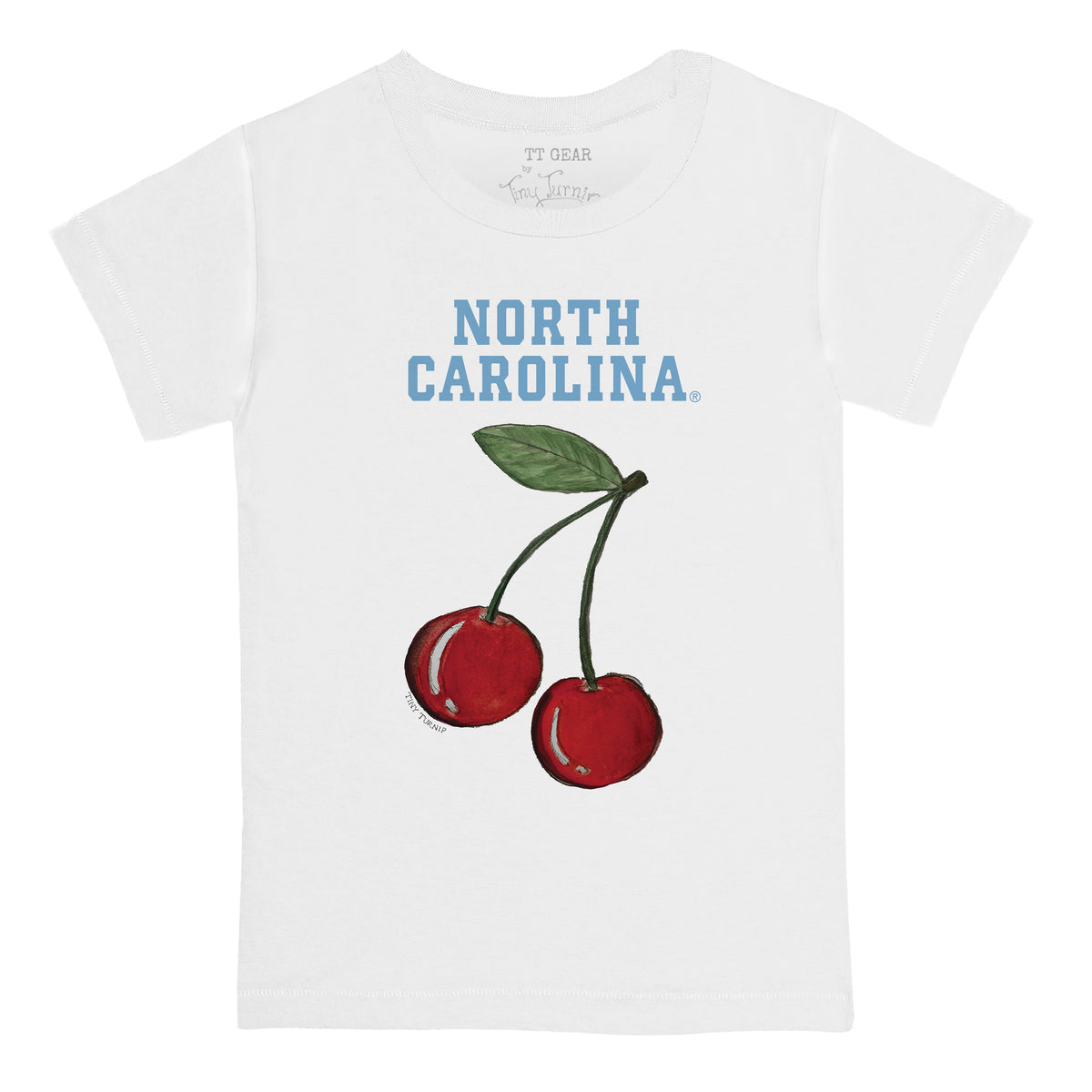 North Carolina Tar Heels Cherry Kid's Tee Shirt