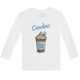 North Carolina Tar Heels Latte Long-Sleeve Tee Shirt