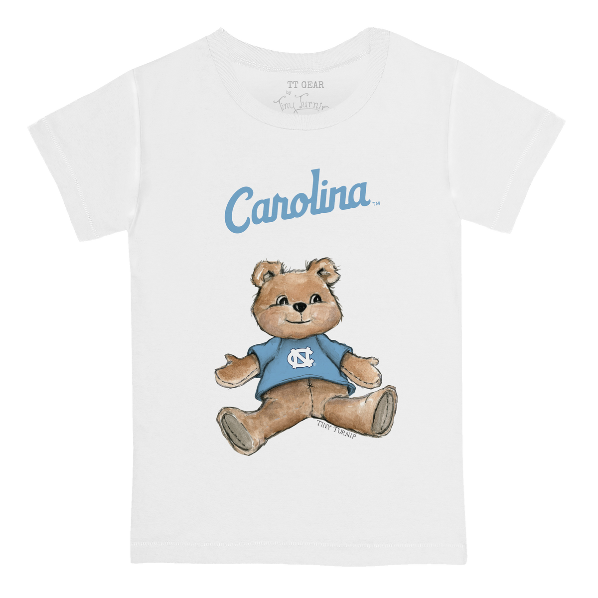 North Carolina Tar Heels Teddy Kid's Tee Shirt