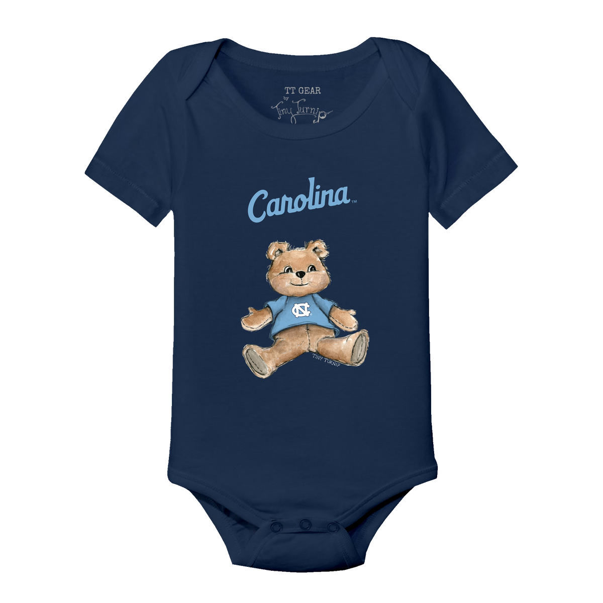 North Carolina Tar Heels Teddy Short Sleeve Snapper